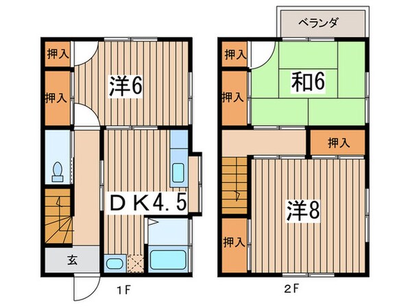 ヒキノテラスの物件間取画像